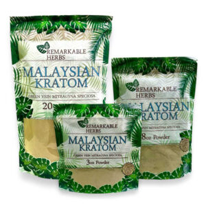 Remarkable Herbs Green Vein Malaysian Kratom Powder