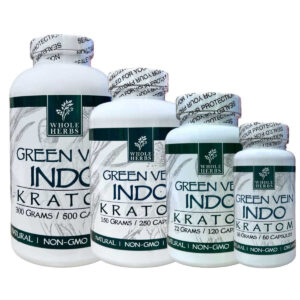 Whole Herbs Premium Indo Kratom Capsules