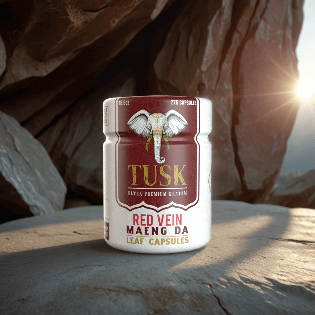 Tusk Capsules 275ct Maeng Da Red Vein